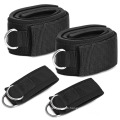 Soft Neoprene Padded Fitness Leg Exercise Attachment Adjustable Thigh Ankle Resistance Belt for Cable Machines Gym Workout